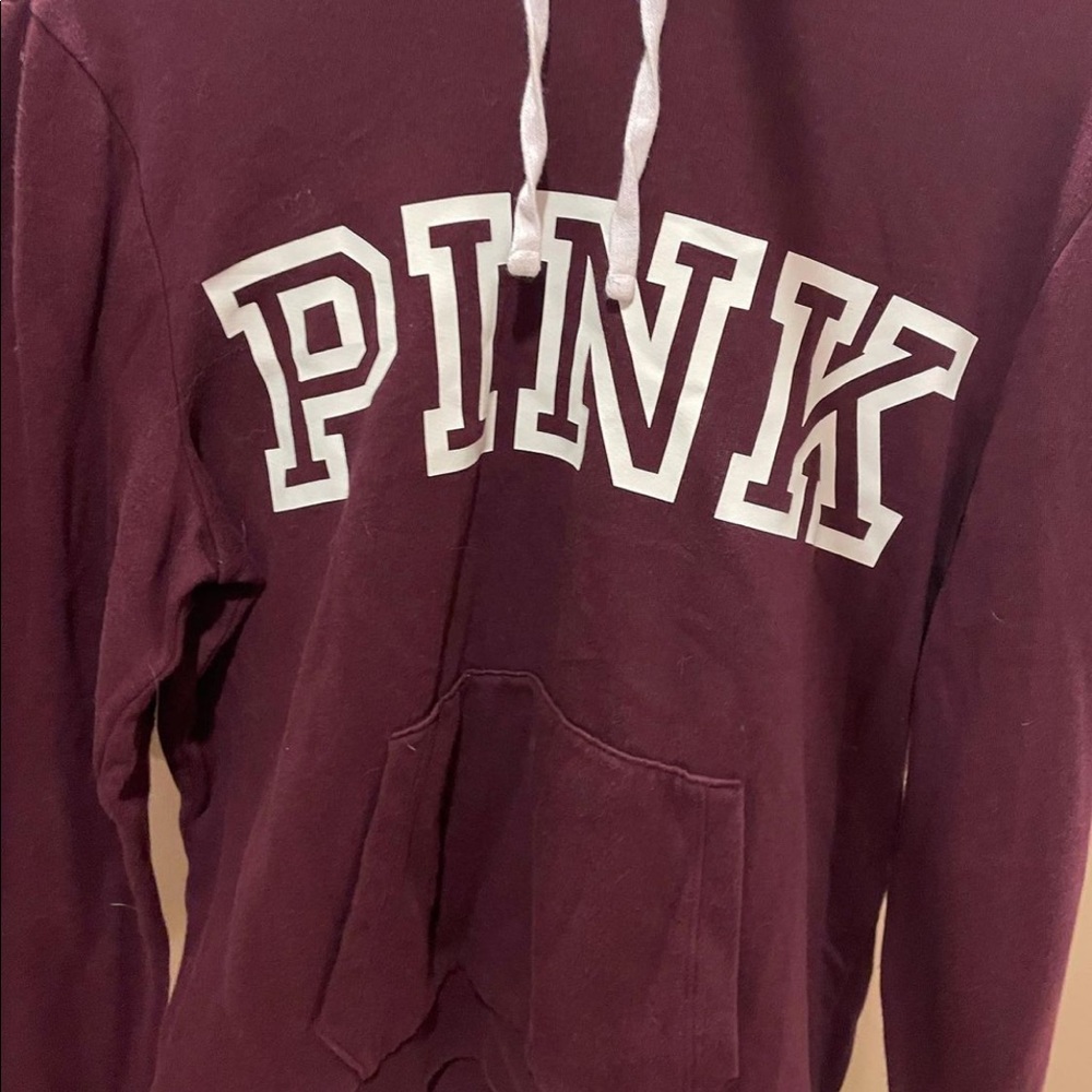 maroon pink hoodie